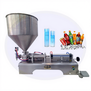 เครื่องบรรจุของเหลวแบบนิวเมติกสำหรับบรรจุขวดหลอดขนาด 10-5000 มล. เช่น ครีมเม็ดเม็ดเล็กๆ ซอส แยม ซอสมะเขือเทศ น้ำผึ้ง เนยถั่ว - Product Image 1