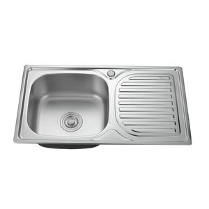 LW-7642 Lavello da Cucina a Doppia Vasca Economico in Acciaio Inox con Rubinetto, Modello 201 - Product Image 5