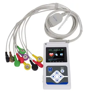 Fabricant réel CONTEC TLC5000 24 heures 12 canaux Holter ECG dispositif