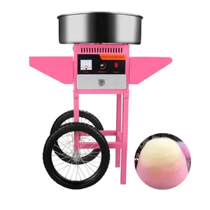 Ticari/çiçek hatmi üreticileri tarafından satılık elektrikli Mini hatmi makinesi pamuk şekeri makinesi en iyi fiyat