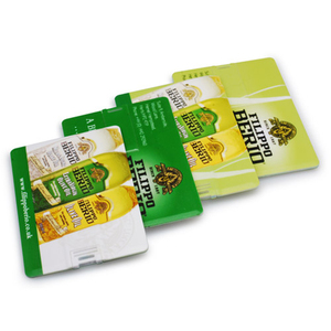 Tùy Chỉnh 16GB USB 2.0 Ổ Đĩa Flash Mới Kinh Doanh Hình Vuông Với Thẻ Tín Dụng Phong Cách & Logo Cá Nhân Lưu Trữ USB - Product Image 2