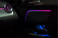 Kit d'éclairage d'ambiance intérieur LED 64 couleurs pour Mercedes-Benz GLA W247 2020-2025 Accessoires de voiture Décoration intérieure