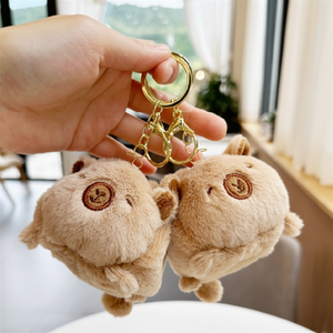 Porte-monnaie de personnage mignon avec porte-clés à la vapeur Ugly Capybara Design - Product Image 1