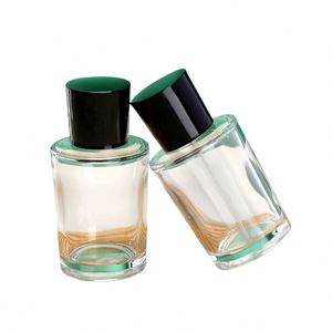 Flaconi Spray in Vetro Satinato da 50ml e <span class=keywords><strong>75ml</strong></span>, Contenitori Cosmetici Personalizzabili Ricaricabili con Pompa Nera - Product Image 2