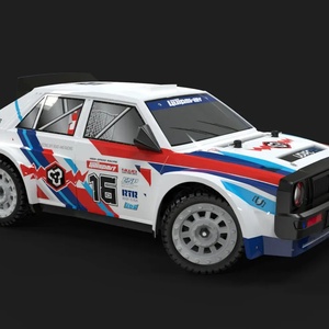 Camion télécommandé de drift haute vitesse, voiture de sport RC Muscle 1:10 30km/h, moteur brossé 380 ESP SJY-UD1603 1/16 4x4 4 canaux - Product Image 2