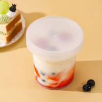 Klantspecifiek logo 3oz 6oz 16oz 350ml 750ml voedselveilige PP plastic fles voor melkthee & drankenverpakkingen met zeefdruk