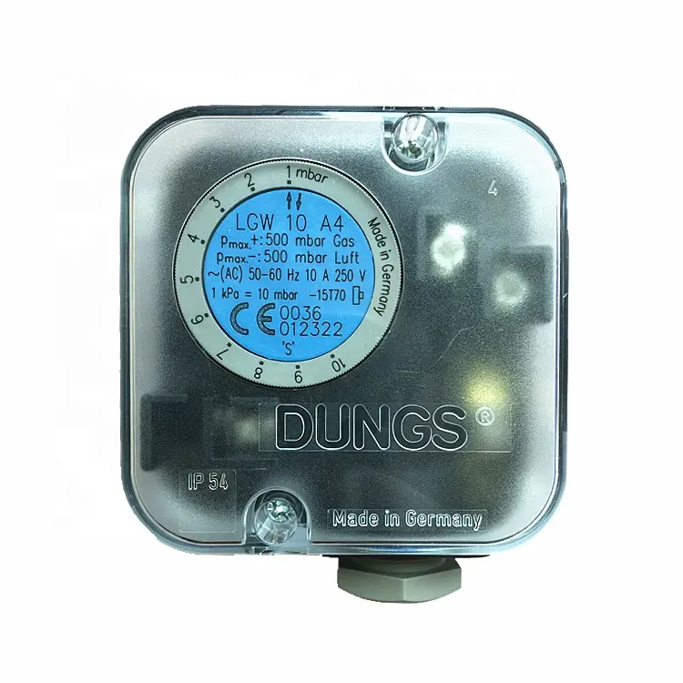 DOWSON Asli/DUNGS LGW5A2 LGW10A4 Sensor Sakelar Tekanan Udara Penjualan Langsung Pabrik untuk Industri GAS/Pembakar Minyak Suku Cadang