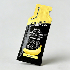 ถุงฟอยล์อลูมิเนียมแบบปิดผนึกสามด้าน MOQ ต่ำ สำหรับบรรจุเจลพลังงาน เครื่องดื่ม น้ำผลไม้ เยลลี่ รูปทรงขวดแบบไดคัท บรรจุภัณฑ์แบบซองสำหรับของเหลว - Product Image 3