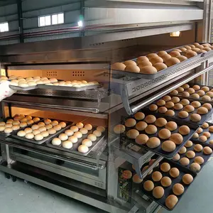 Horno de panadería comercial con control digital, horno eléctrico para hornear pasteles, rosquillas, pan y galletas