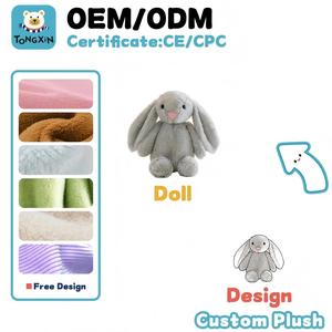 ผู้ผลิตขายส่งตุ๊กตากระต่ายอีสเตอร์แบบกำหนดเอง ตุ๊กตากระต่ายหูยาวหลาก<span class=keywords><strong>สี</strong></span> ตุ๊กตากระต่ายนุ่มนิ่ม ของเล่นตุ๊กตากระต่าย CPC CE - Product Image 6