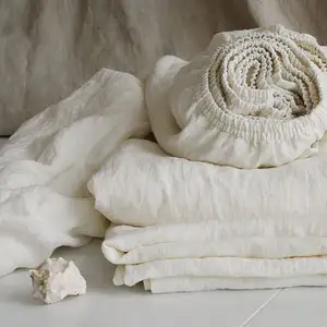 60% algodón 40% poliéster liso blanco Hotel sábanas de lino doble completo a tamaño Queen ropa de cama 180TC diseño hojas planas