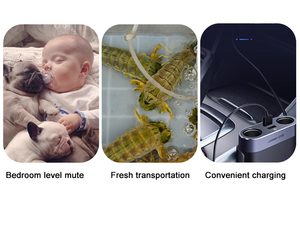 Sobo thân thiện với môi trường 6000mA Xách Tay USB Pin hoạt động bể cá oxy máy bơm không khí máy nén im lặng cho hồ cá ngoài trời câu cá - Product Image 4