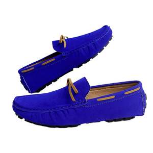 Chaussures décontractées pour hommes, type bateau, à enfiler, grandes tailles 38-48, semelle extérieure en caoutchouc, tige en cuir microfibre, confortables pour l'extérieur - Product Image 2