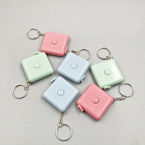 VUÔNG phong cách Bắc Âu đơn giản tự động kính thiên văn cai trị với Keychain mini nhỏ Băng biện pháp đo Băng đo - Product Image 3
