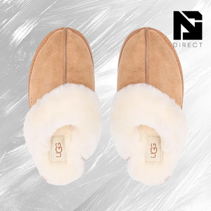Ugg Disquette Slipper Wmns 'châtaigne' Ugg Pantoufles moelleuses de luxe de haute qualité pour femmes Nouveaux styles - Product Image 3