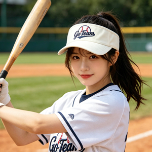 หมวกปีกโค้งปักลายตามสั่ง น้ำหนักเบา ปรับได้ ระบายอากาศดี เหมาะสำหรับกอล์ฟ กีฬากลางแจ้ง - Product Image 5