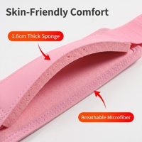 Attelle de cheville en microfibre respirante unisexe pour adulte, enveloppement de soutien de 16 mm d'épaisseur, attelle de compression pour entorse du tendon d'Achille