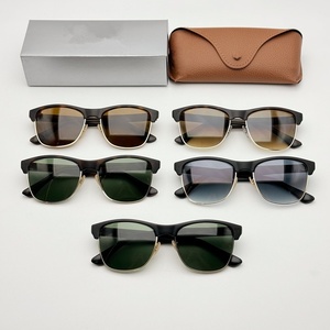 カスタムブランドロゴオリジナルボックスGafas De Solホットセールアセテートフレームクラシックメンズファッション高品質パイロットデザイナーサングラス - Product Image 6