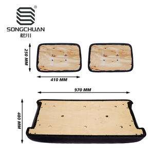 Voiturette de golf CIUBCAR DS avec siège noir et plancher en bois, siège de voiture modifié, fabricant d'origine, modèle plus ancien - Product Image 5