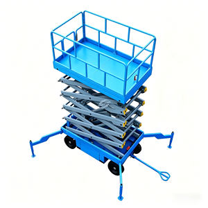 Plateforme élévatrice télescopique électrique avec une capacité de charge de 500 kg, pompe hydraulique, roulement et composants essentiels - Product Image 5