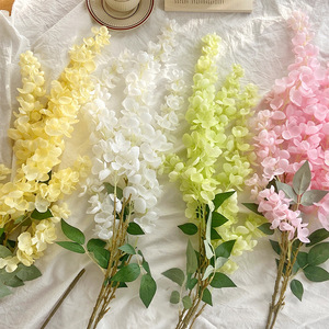 Dong Rui Artificial Wisteria Long <b>Branch</b> Silk Flower Wedding Home Decor <b>Light</b> Purple Blue White Pink - Product Image 4