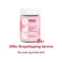 OEM ODM Vegan PMS Gummies Hormone Balance Supplément Soulagement Marque Privée