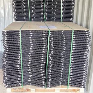Grillage en acier de cage de stylo de membre enduit par PVC noir résistant pour plier et couper le maillage soudé de services - Product Image 4