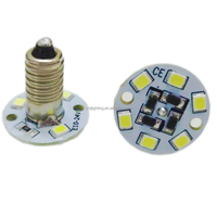 Éclairage de fête foraine, lumière LED décorative monocolore, 22 mm, 9 LED SMD2835, AC24V, E10, RGB, cabochon, lumières de carrousel