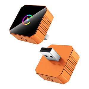 Última Versión 2 en 1 Adaptador USB CarPlay Naranja con Conexión Automática - Product Image 1