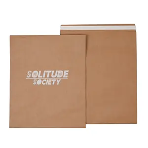 Eco Friendly Brown Kraft Paper Mailer Craft Envelopes Mailing Clothing Packaging Shipping Bags For Delivery