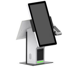 Đôi màn hình cảm ứng 21.5 15.6 inch thanh toán kiosk tự đặt hàng kiosk Màn hình kép tự dịch vụ Totem - Product Image 1