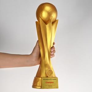 Trophée <span class=keywords><strong>de</strong></span> match <span class=keywords><strong>de</strong></span> football créatif, globe en résine doré personnalisé, <span class=keywords><strong>coupe</strong></span> des champions sportifs, trophée <span class=keywords><strong>du</strong></span> joueur le plus précieux, transfert thermique - Product Image 4