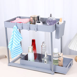 Personnalisé Sous <span class=keywords><strong>Coulissant</strong></span> Armoire De Cuisine <span class=keywords><strong>Panier</strong></span> Glissière Organisateur Titulaire Glissière Boîte À Pilules Bracelet Enfants 2 Niveaux - Product Image 3