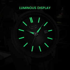 Relojes de Cuero LIGE LG89280 a <span class=keywords><strong>Precio</strong></span> de Mayoreo, Relojes de Vestir Analógicos de Lujo a Prueba de Agua para Hombre, Relojes Luminosos para Hombre + Caja - Product Image 6