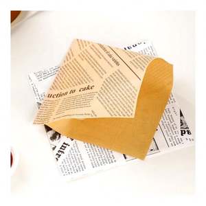 Sac en papier kraft en forme de L personnalisé, imprimé, résistant à l'huile et à la graisse, pour la vente à emporter, la restauration rapide, les courses et les plats chauds, avec votre propre logo - Product Image 2