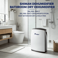 Déshumidificateur portable silencieux pour petite salle de bain, chambre à coucher, armoire, mini déshumidificateur fabriqué en Chine