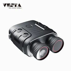 Nova câmera digital binocular de caça com visão noturna 1080p Fhd Ir com zoom máximo de 5x.128gb cartão Tf opcional