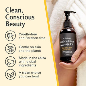 Fábrica Orgânica Multi-Efeito Cuidados Wash-Free Óleo De Massagem Corporal Hidratar A Pele Acalmar Relaxar Músculos Anti-Celulite Óleo De Massagem - Product Image 2