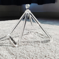 Pyramides chantantes en cristal de quartz pour la méditation, son clair, vente en gros mutuelle