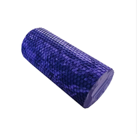 Rouleau de massage en mousse EVA haute densité à texture goutte d'eau, solide et creux, pour relaxation musculaire, yoga, Pilates, durable