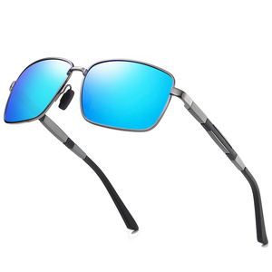 Gafas de Sol Cuadradas <span class=keywords><strong>SKYWAY</strong></span> de Alta Calidad con Montura de Metal Polarizadas para Hombre para Conducción Nocturna - Product Image 4