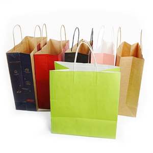 Sacs en papier kraft biodégradables écologiques pour l'emballage alimentaire, vente en gros personnalisée - Product Image 1