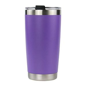 Vaso Térmico de Acero Inoxidable Plateado de 20 Onzas, Aislado al Vacío de Doble Pared, con Recubrimiento en Polvo Mate, Interior sin Costuras, Antiderrames ASM25 - Product Image 6