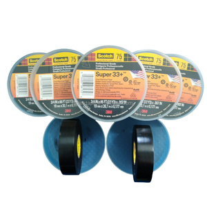 <span class=keywords><strong>Ruban</strong></span> adhésif électrique en vinyle <span class=keywords><strong>Scotch</strong></span> Super <span class=keywords><strong>3M</strong></span> 33+, résistant aux intempéries, noir, PVC, résistant à la chaleur, résistant aux UV, adhésif en caoutchouc, <span class=keywords><strong>ruban</strong></span> isolant - Product Image 4