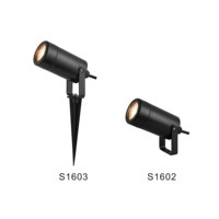 Fulidi S1603-LED, Luces de Jardín con Estaca de Inducción de 3W y 12V, con Garantía de 3 Años, 2700K, Blanco Cálido Suave, Certificación CE ROHS