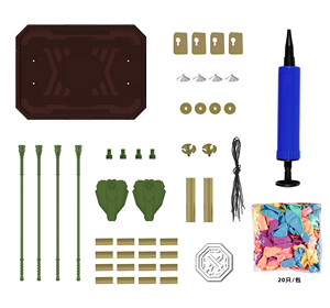 Mili bóng người đàn ông chiến đấu thủ công nhựa hàng rào con rối nhịp độ nhanh bóng trận chiến Robot bằng gỗ trò chơi chiến đấu - Product Image 4