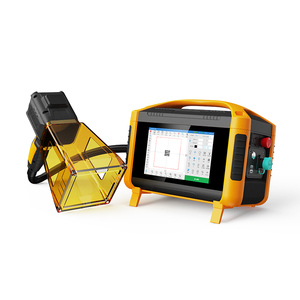 เครื่องเลเซอร์ไฟเบอร์แบบมือถือ 30W 50W สำหรับสลัก แกะสลัก ทำเครื่องหมาย QR Code หมายเลขซีเรียล บนโลหะ พลาสติก เซรามิก - Product Image 5