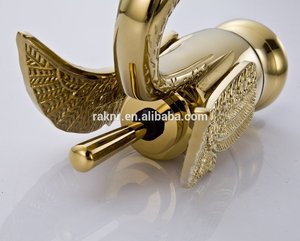 <span class=keywords><strong>Grifo</strong></span> de baño dorado CURNEAL, <span class=keywords><strong>grifo</strong></span> de animales, <span class=keywords><strong>grifo</strong></span> de lavabo de baño de un solo orificio, <span class=keywords><strong>grifo</strong></span> mezclador de tocador para lavabo - Product Image 6