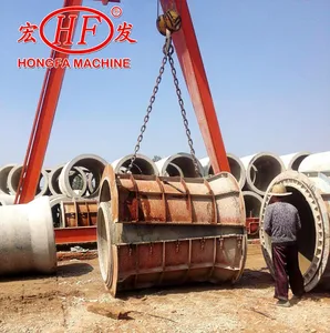 Máquina de fabricación de tuberías de cemento de hormigón a precio barato, molde de alcantarilla Vertical y Horizontal, tubería de drenaje de hormigón