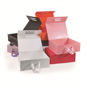 2026 Rc New Wholesale Luxury Flip Top Magnetic Clothing Packaging China Foldable Luxury Jewelry Perfume Gift Box Ribbon - Product Image 4